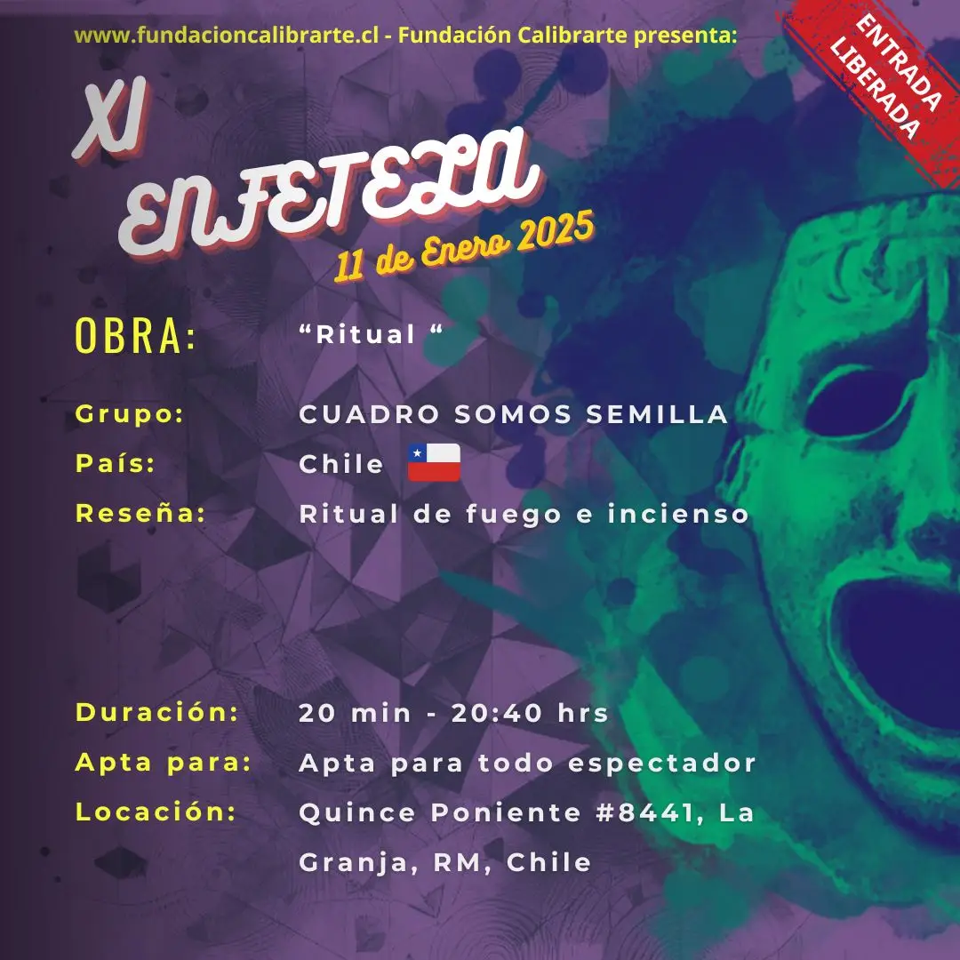 XI ENFETELA 11 DE ENERO “Ritual” - Somos semilla
