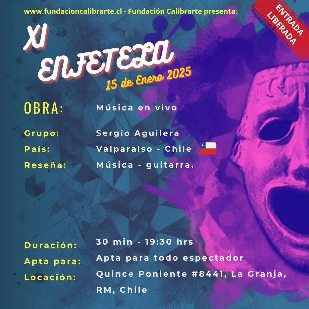 XI ENFETELA 15 DE ENERO "Música en vivo” - Sergio Aguilera