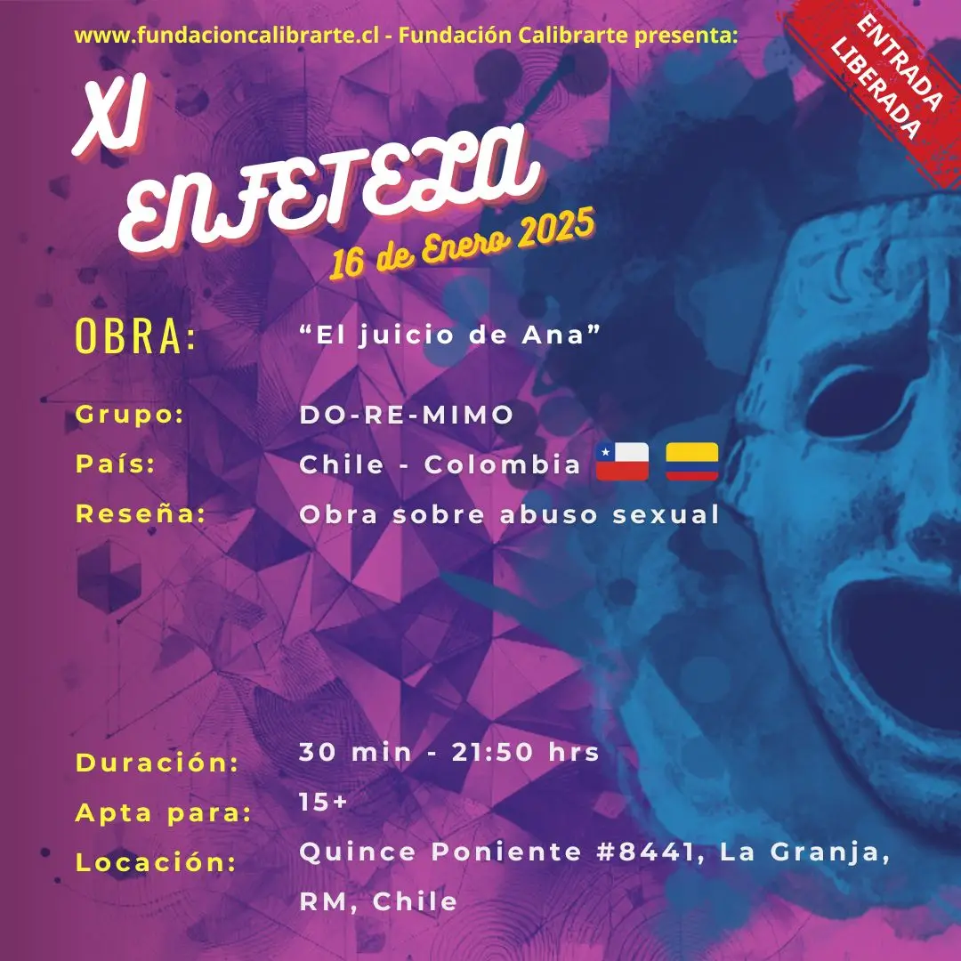 XI ENFETELA 16 DE ENERO “El juicio de Ana” - DO-RE-MIMO