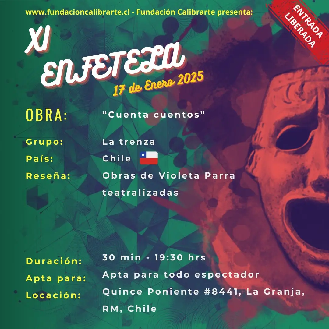 XI ENFETELA 17 DE ENERO “Cuenta cuentos” - La Trenza