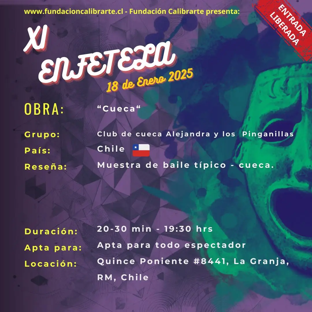 XI ENFETELA 18 DE ENERO “Cueca“- Club de cueca Alejandra y los Pinganillas