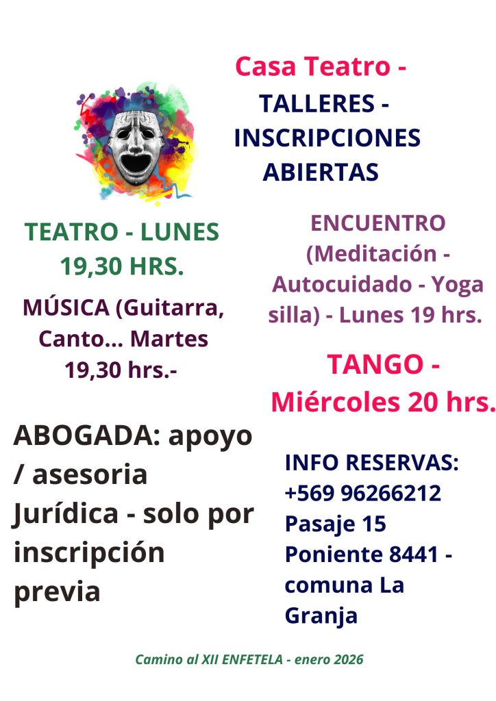 Talleres Casa Teatro